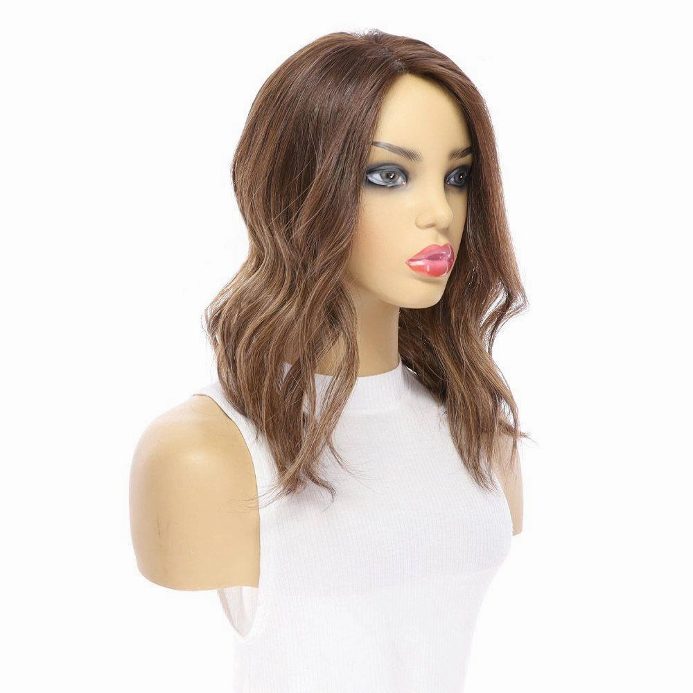 14" Topaz Lace Top Topper Medium Brown Balayage