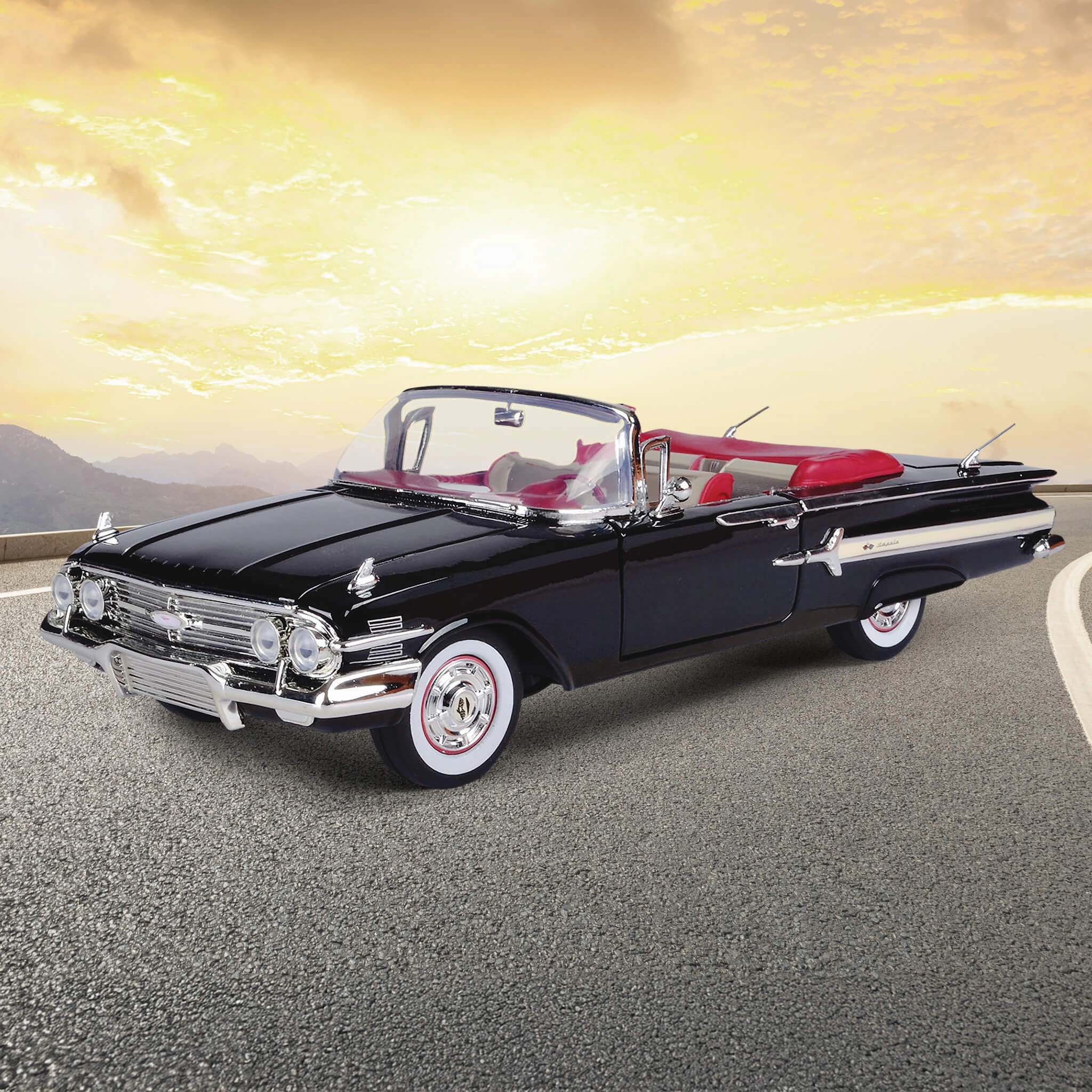 1960 Chevy Impala Convertible - Black