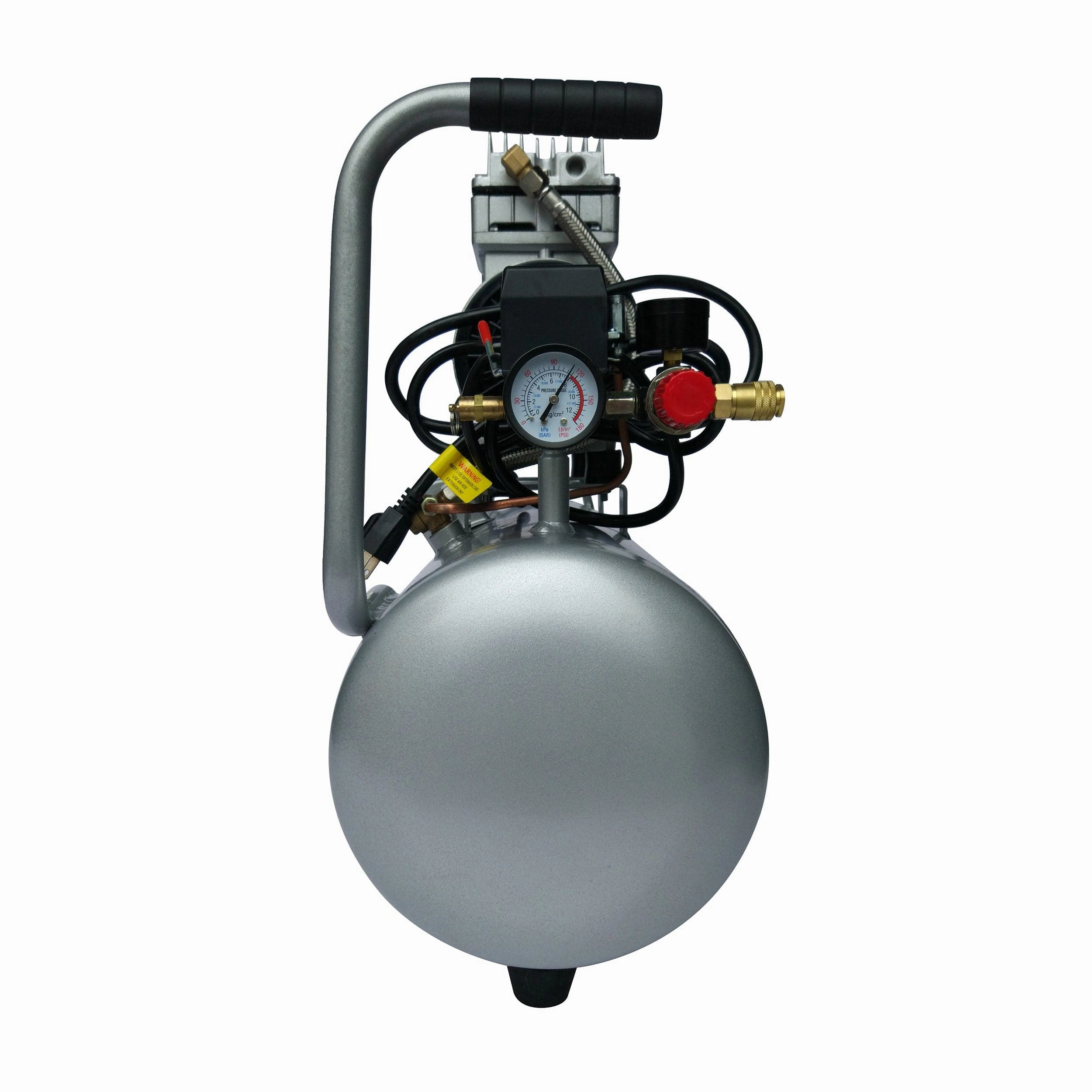 1HP 8 Gallon Oil-Free Aluminum Tank Air Compressor