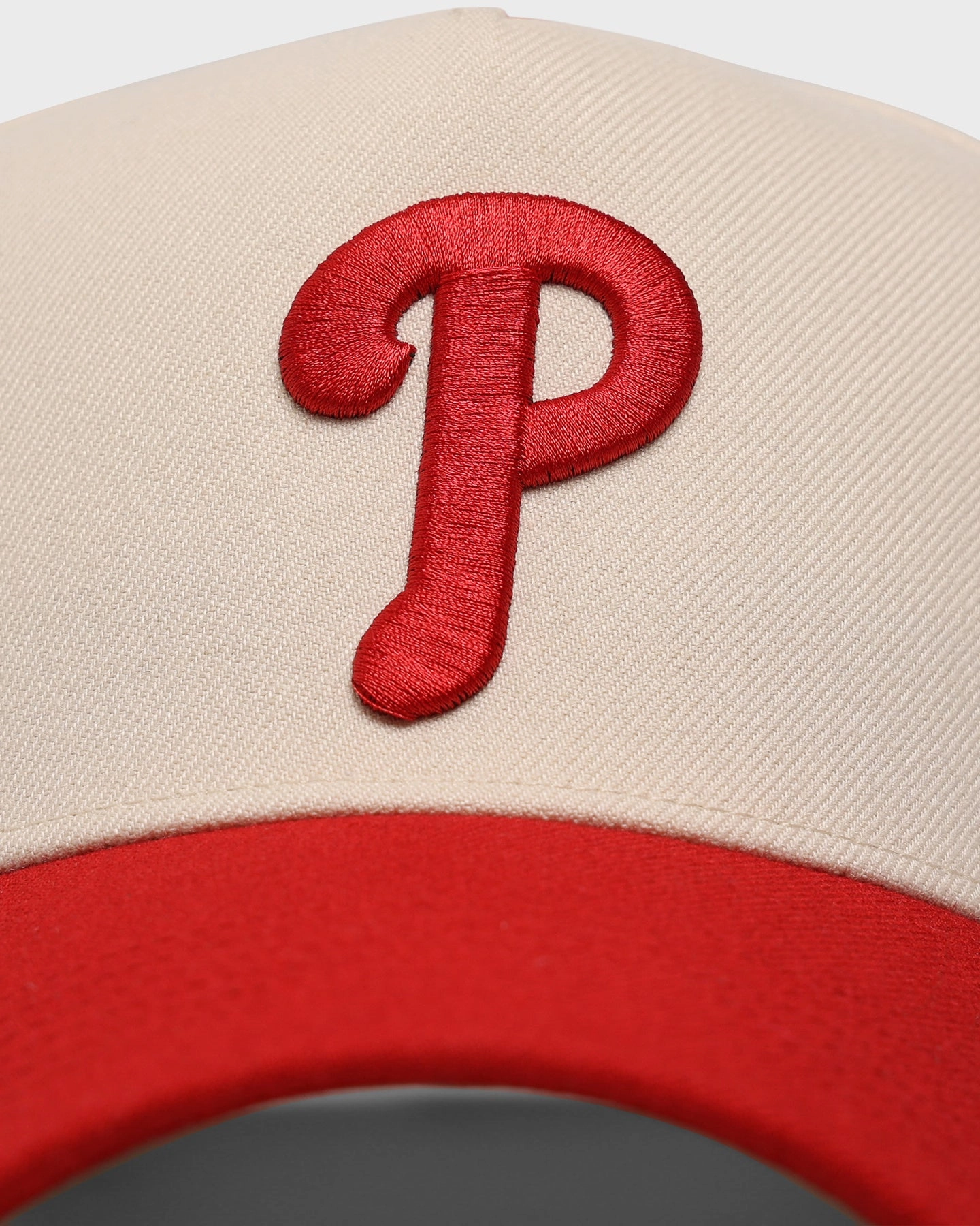 47 Brand Philadelphia Phillies 'Off White/Team Logo' MVP DT Snapback Natural