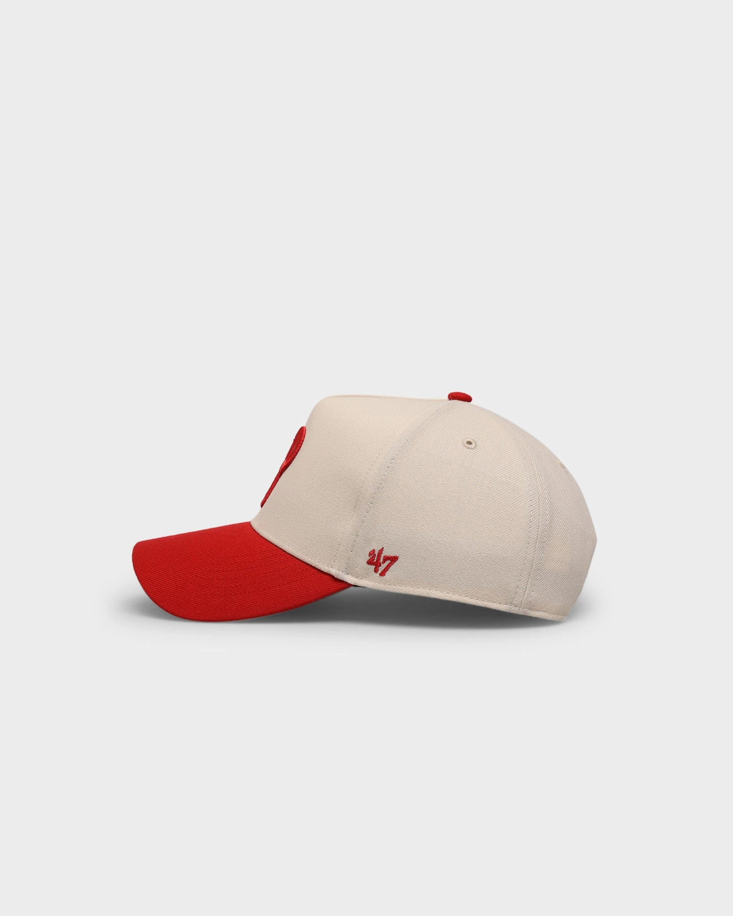 47 Brand Philadelphia Phillies 'Off White/Team Logo' MVP DT Snapback Natural