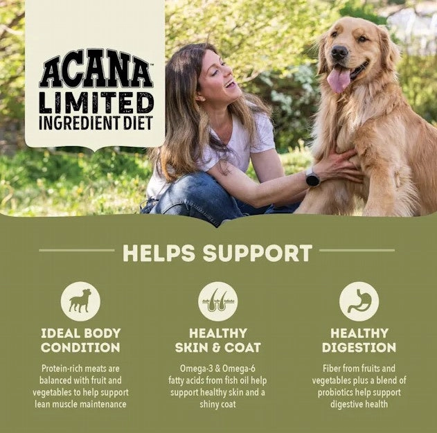 ACANA Singles Pork & Squash Recipe Grain Free Dry Dog Food