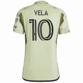 adidas LAFC Authentic Carlos Vela Away Jersey w/ MLS   Apple TV Patch 23/24 (Green)