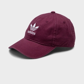 adidas Originals Relaxed Strapback Cap / Dark Red