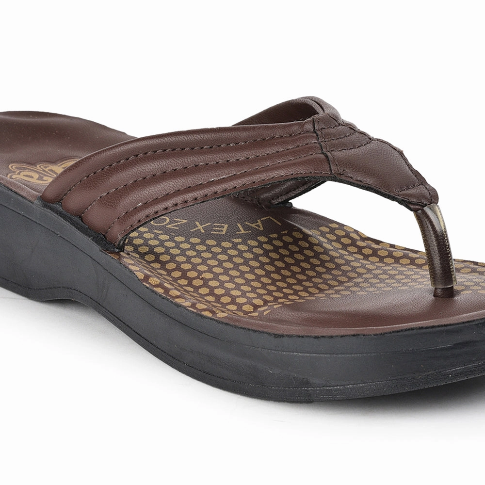 AHA Casual (Brown) Slipper For Women LILLY-02 By Liberty