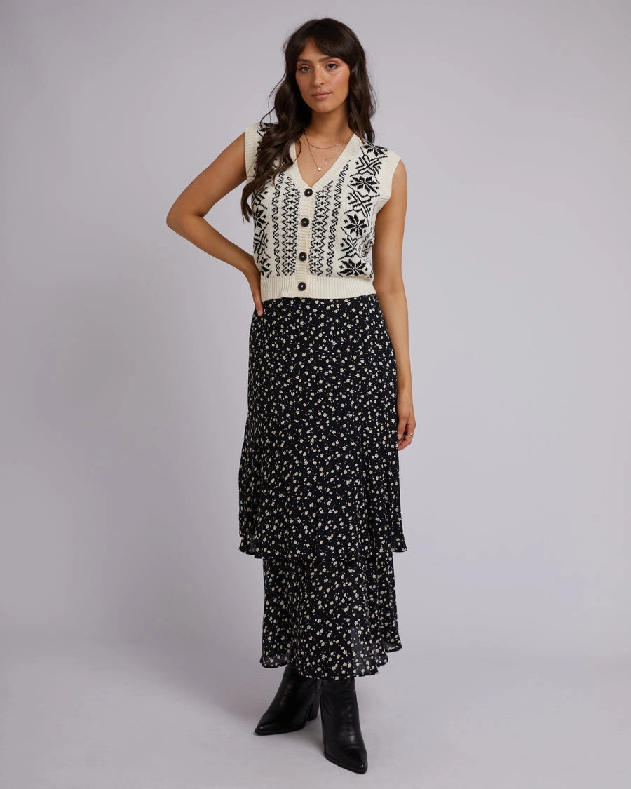 All About Eve Lily Floral Maxi Skirt