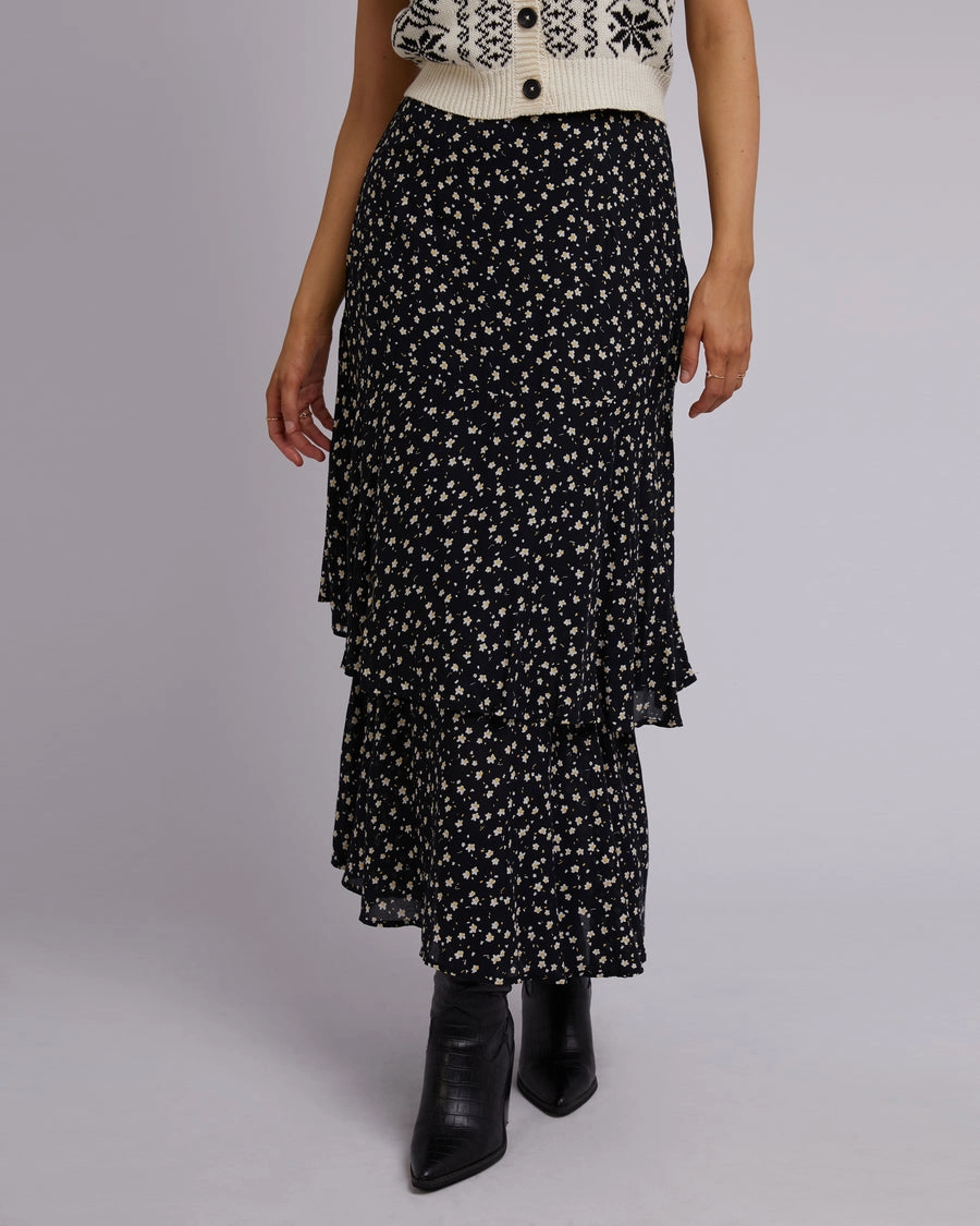 All About Eve Lily Floral Maxi Skirt