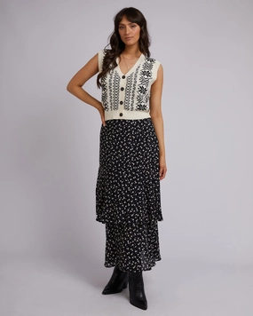 All About Eve Lily Floral Maxi Skirt