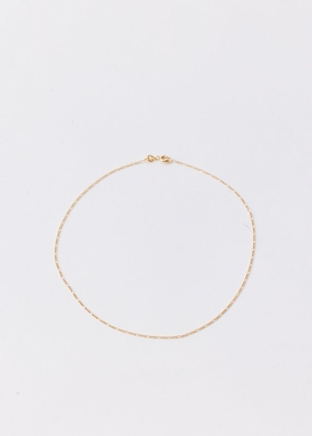 Alternating Mesh Short Necklace 40cm