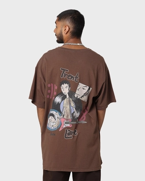 American Thrift X Daria Trent Lane Vintage T-Shirt Brown