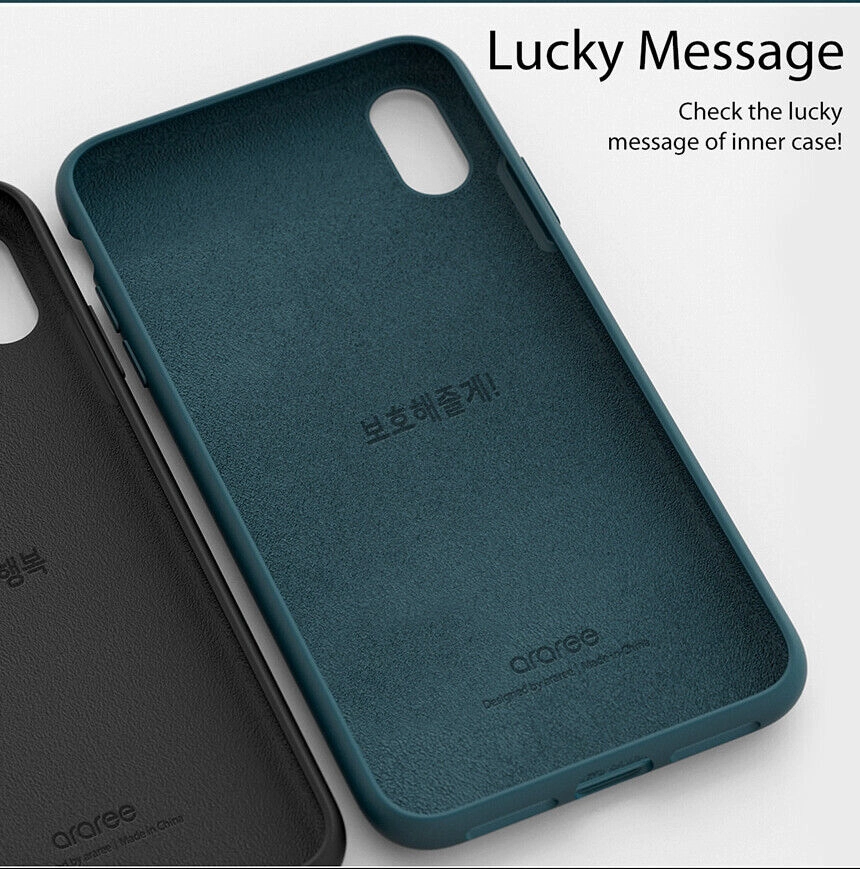 Araree Typo-Skin iPhone XS Max Forest Blue