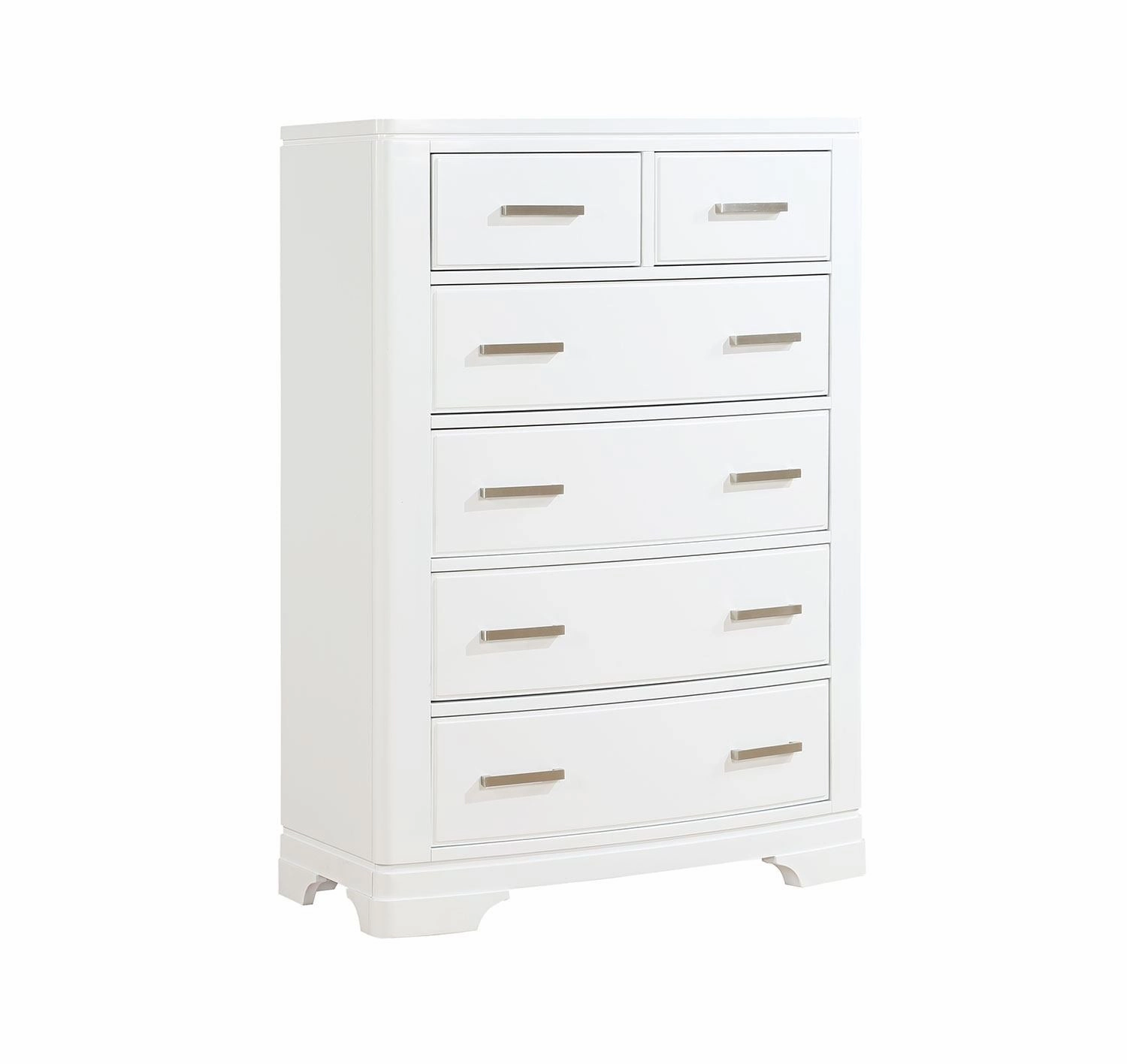 Arista 5-Piece Twin Storage Bedroom Package - White