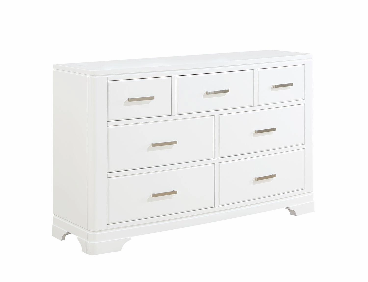Arista 6-Piece Full Storage Bedroom Package - White