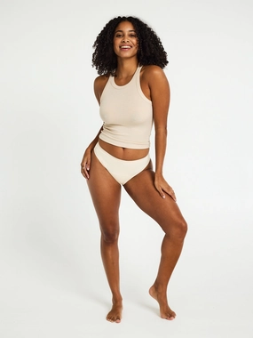 Au Naturel Seamfree Bikini Moderate Lychee