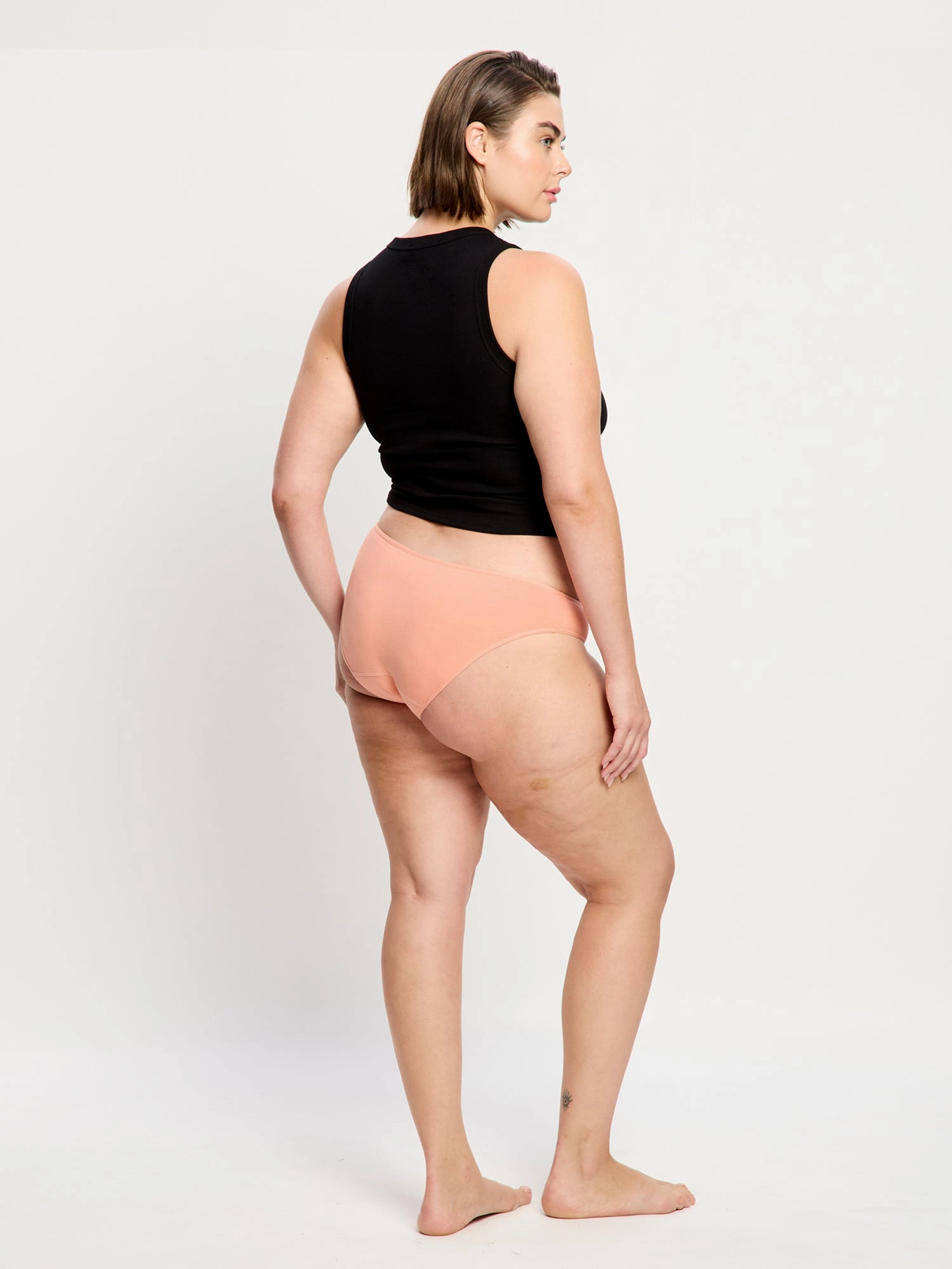 Basic Cheeky Bikini Light Clay