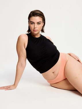 Basic Cheeky Bikini Light Clay