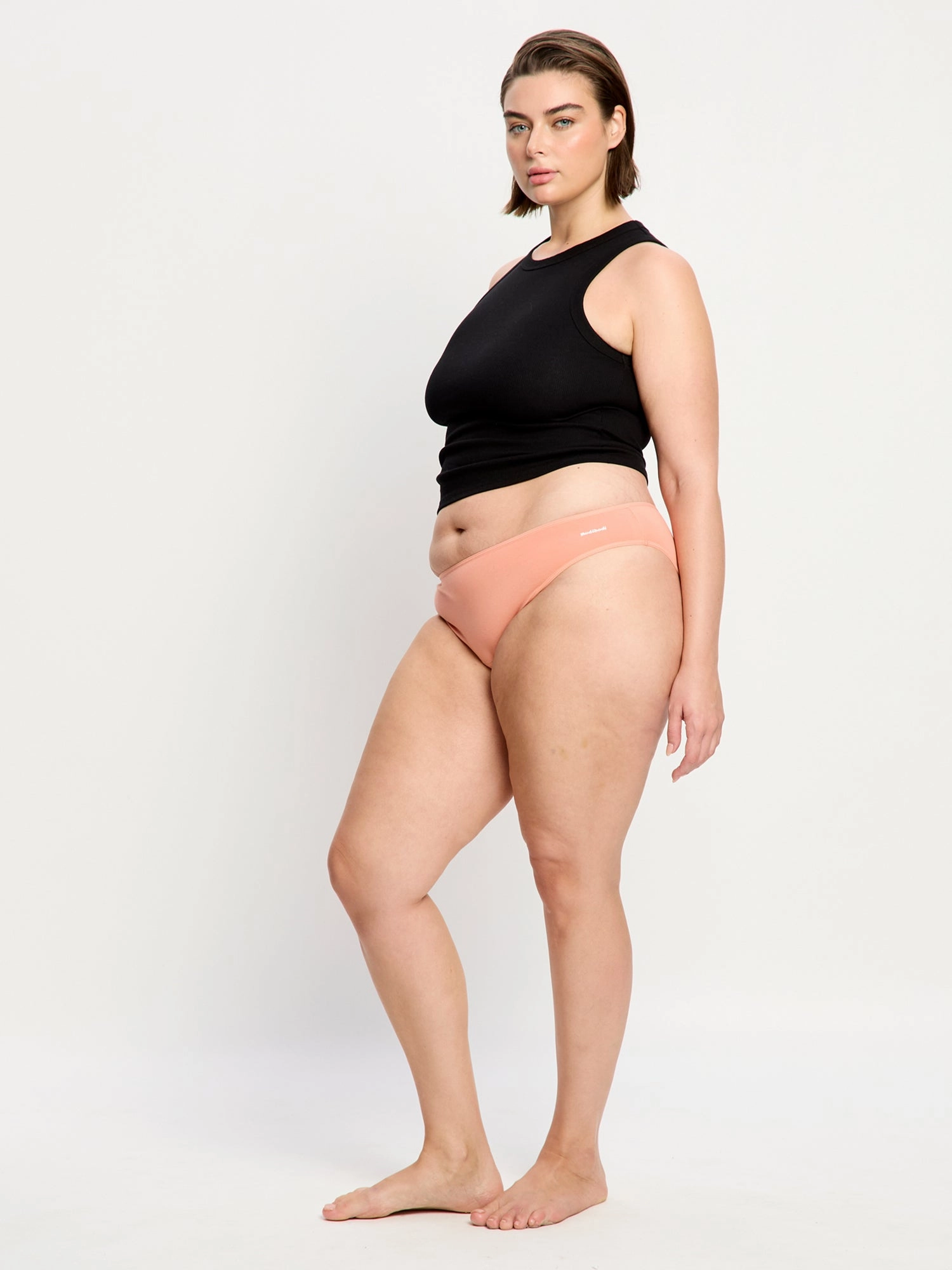 Basic Cheeky Bikini Light Clay
