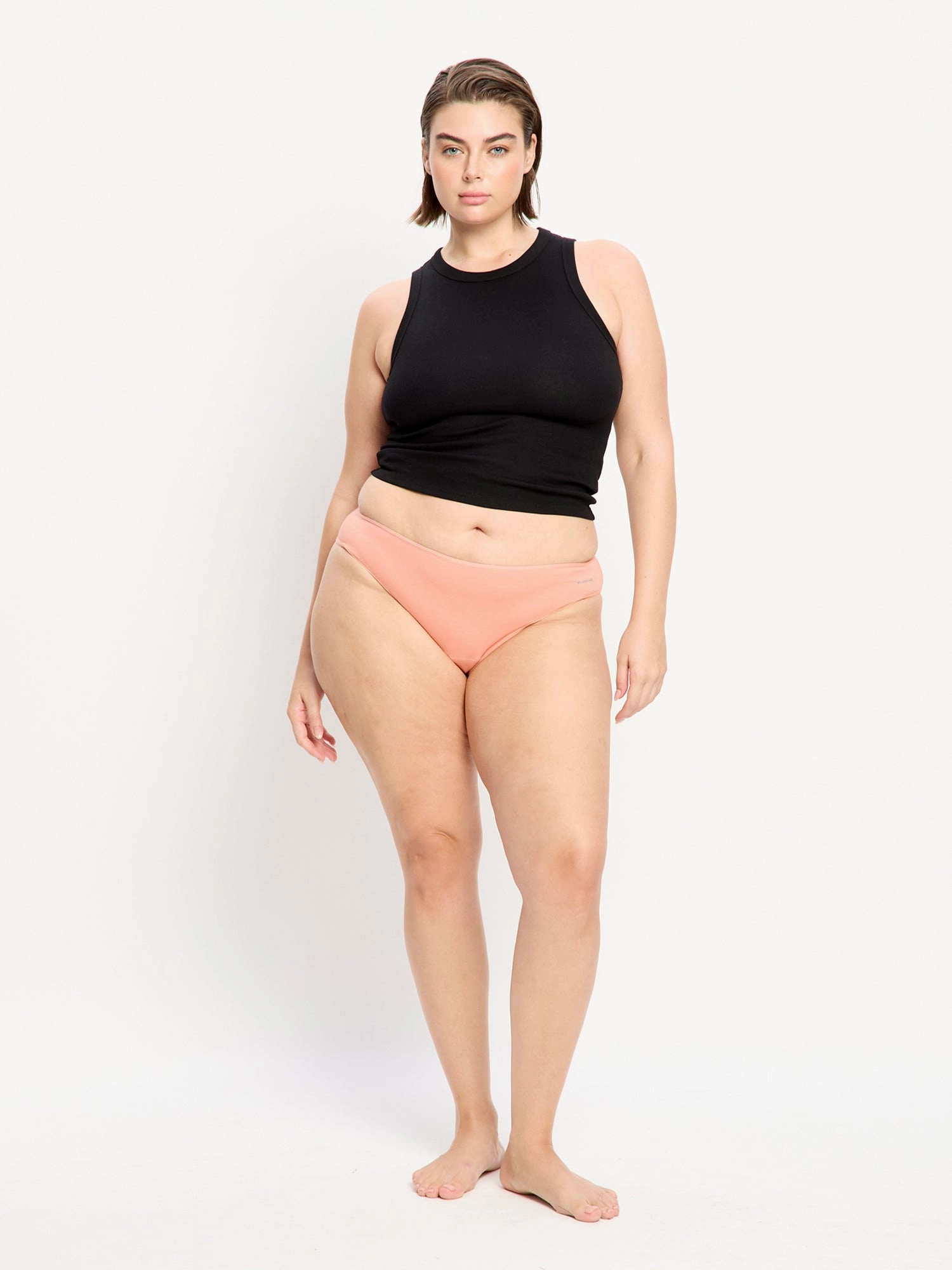 Basic Cheeky Bikini Light Clay