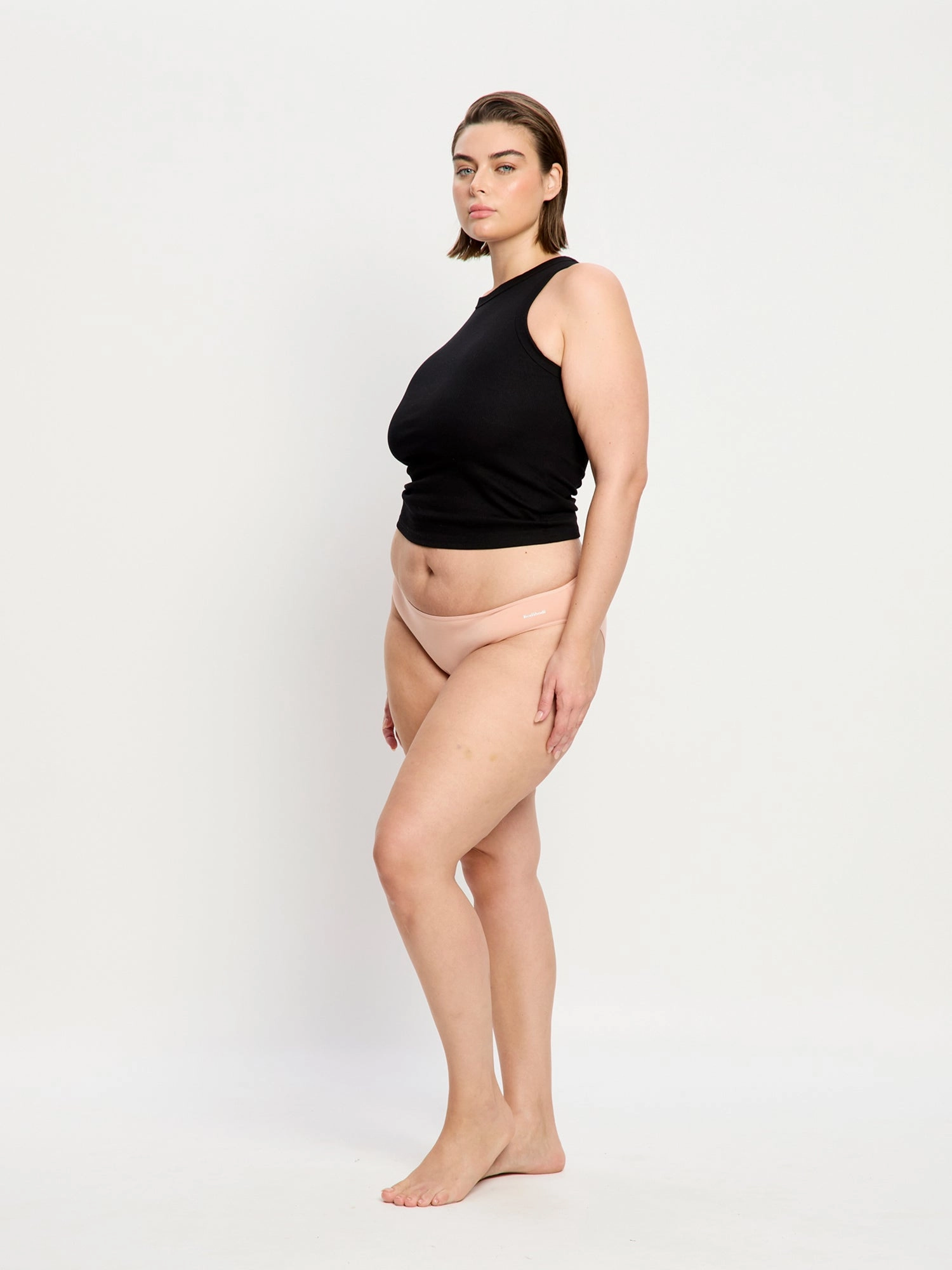 Basic Cheeky Bikini Light Dust