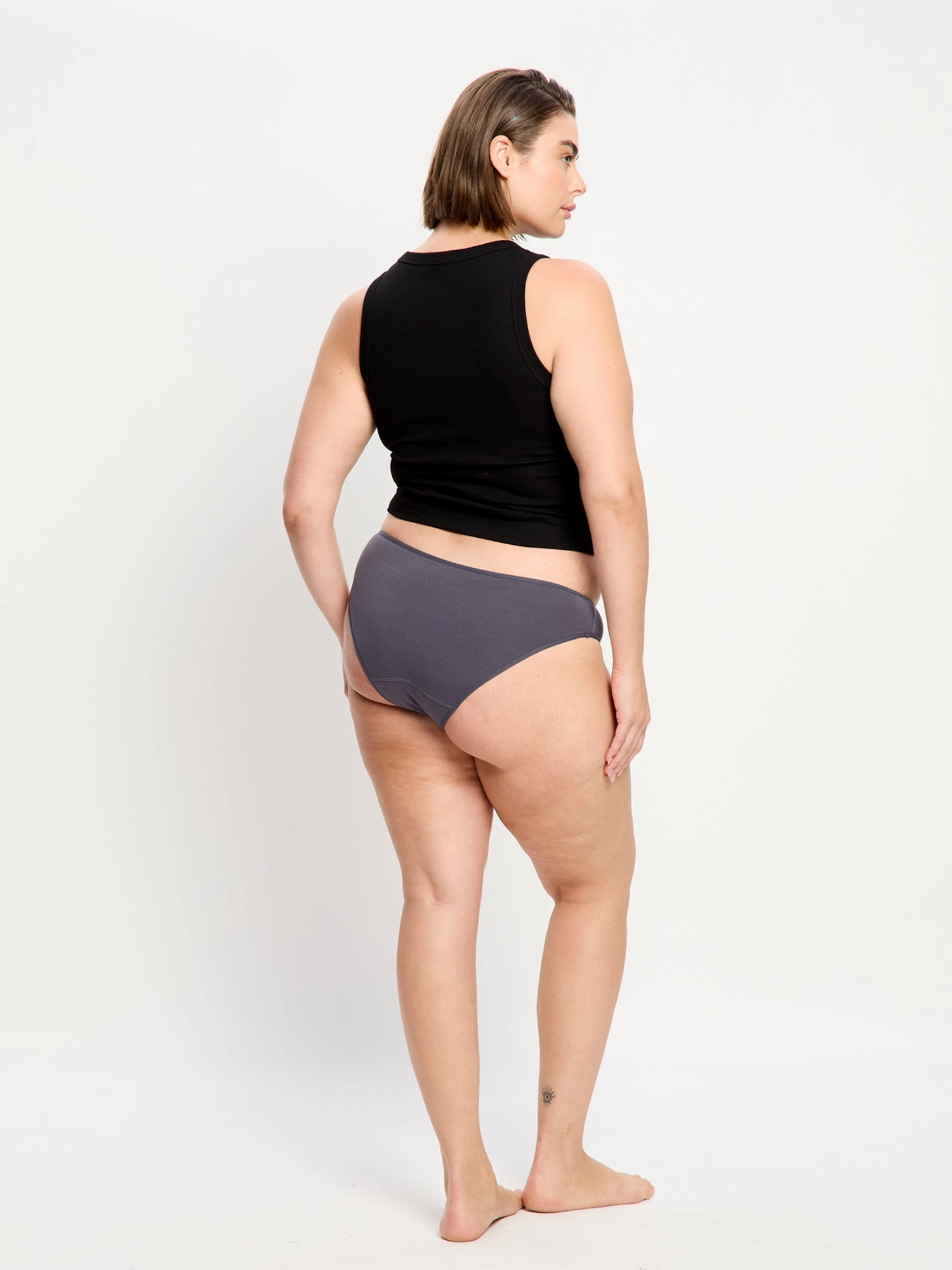 Basic Cheeky Bikini Light Steel 3 Pack