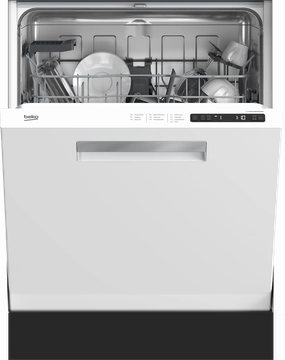 Beko DDN25402W Full Size Dishwasher With (14 Place Settings, 48.0