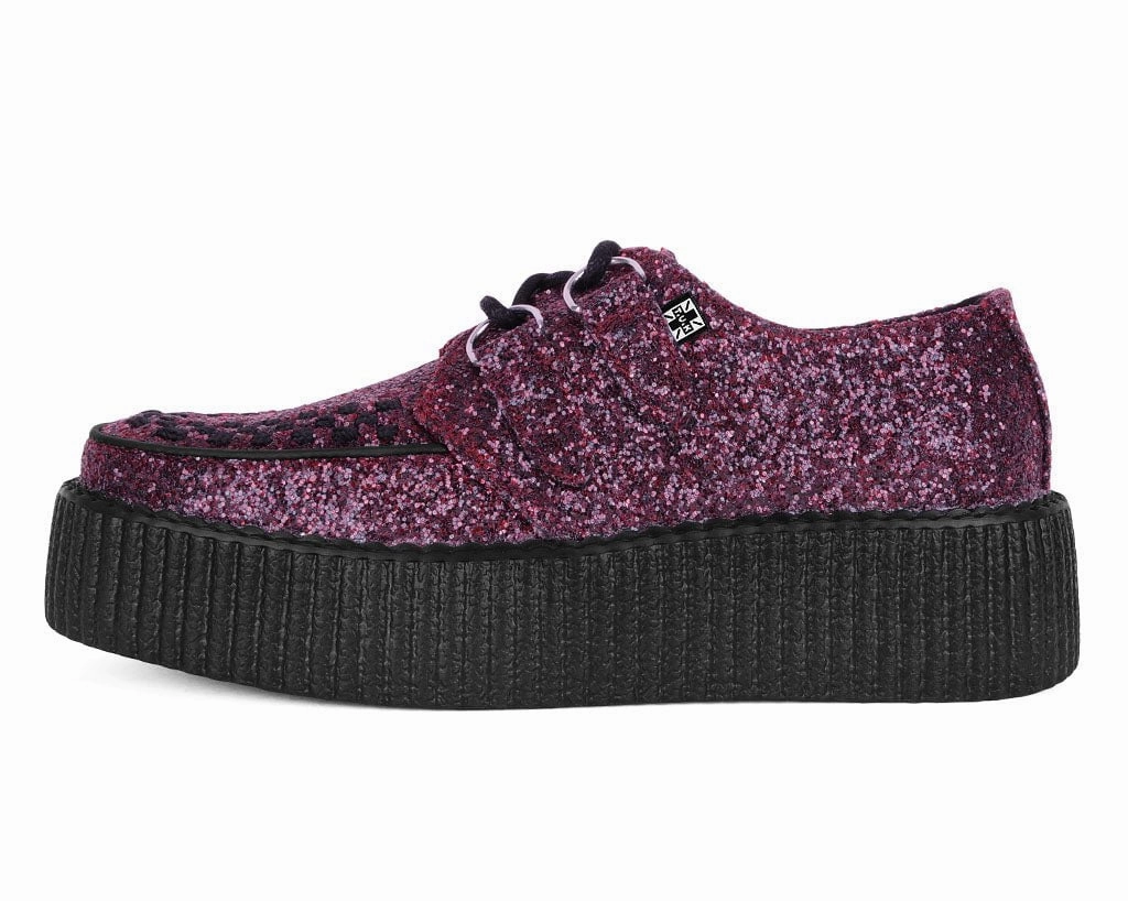 Burgundy Glitter Viva Mondo Creeper