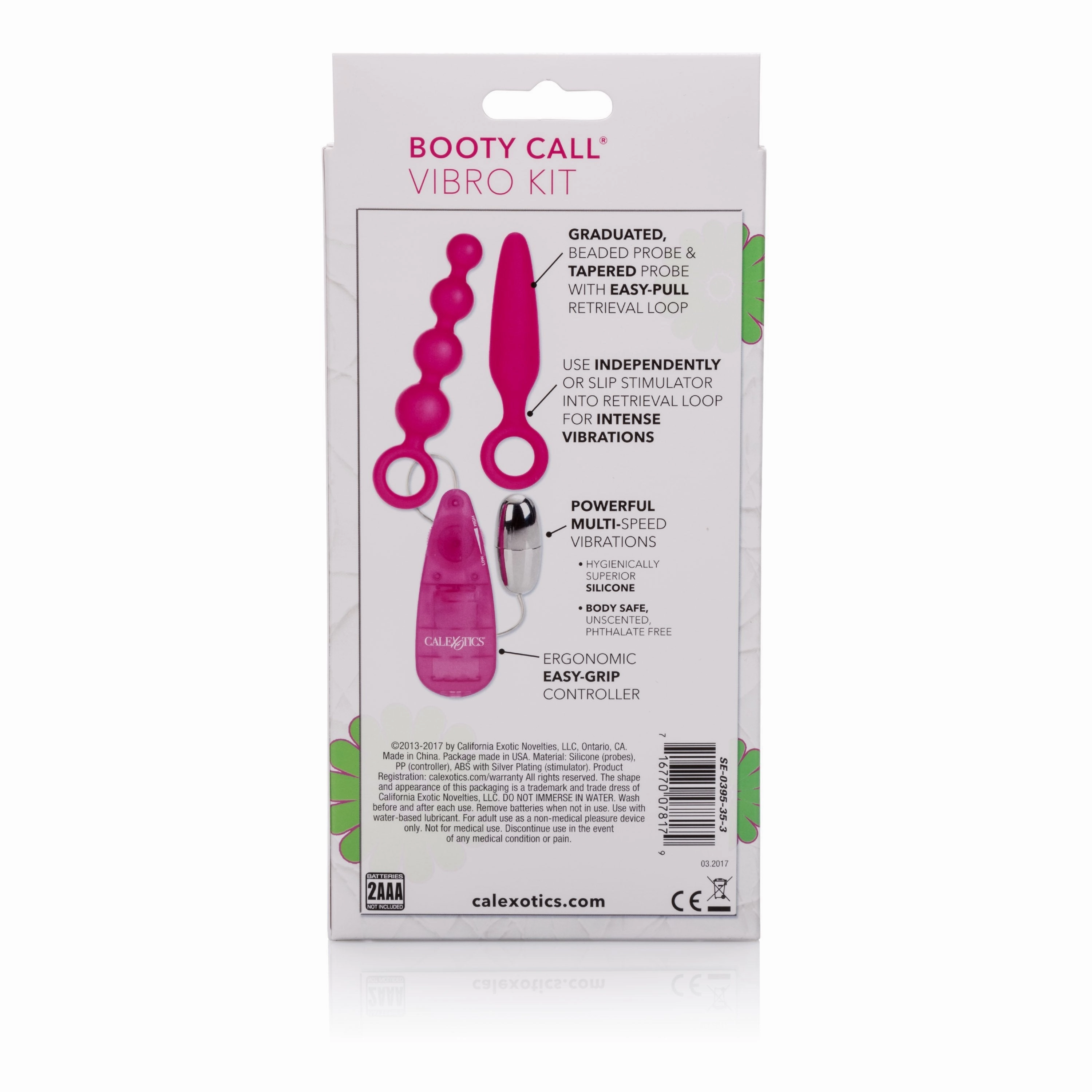 California Exotics - Booty Call Prostate Massager Vibro Kit