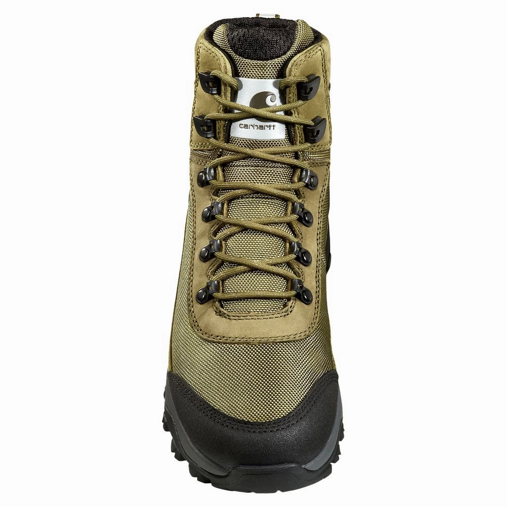 Carhartt FP5070-M Outdoor Hike Waterproof Hiking Boots for Men - Olive - 9M