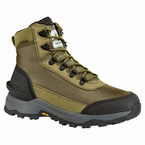 Carhartt FP5070-M Outdoor Hike Waterproof Hiking Boots for Men - Olive - 9M