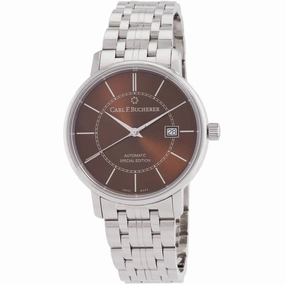Carl Bucherer Unisex Watch - Adamavi Brown Dial Silver Bracelet | 00.10318.08.93.21