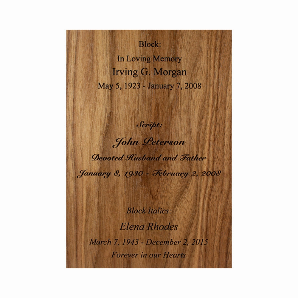 Cedar Wood Cremation Urn Made in the USA