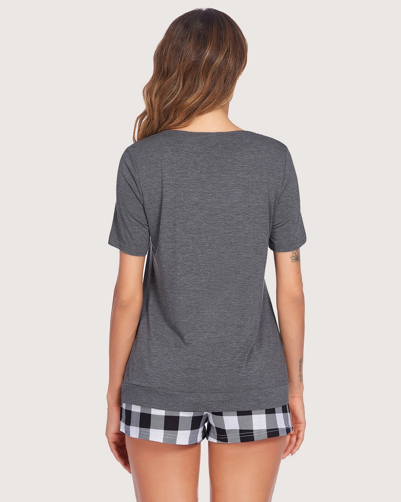 Christmas Shorts Pajama Set