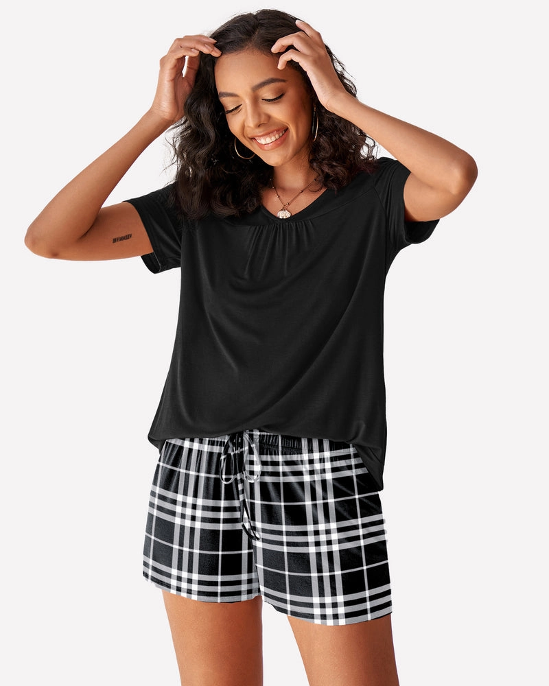 Christmas Shorts Pajama Set