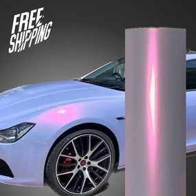 Color Shift Pearl Blue Pink Vinyl Wrap