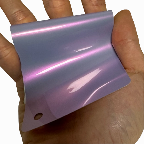 Color Shift Pearl Blue Pink Vinyl Wrap
