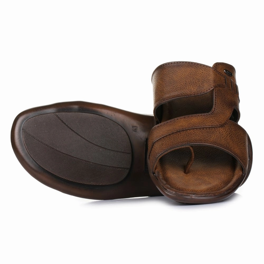 Coolers Casual (Brown) Slippers For Men ORTIZ-21N By Liberty