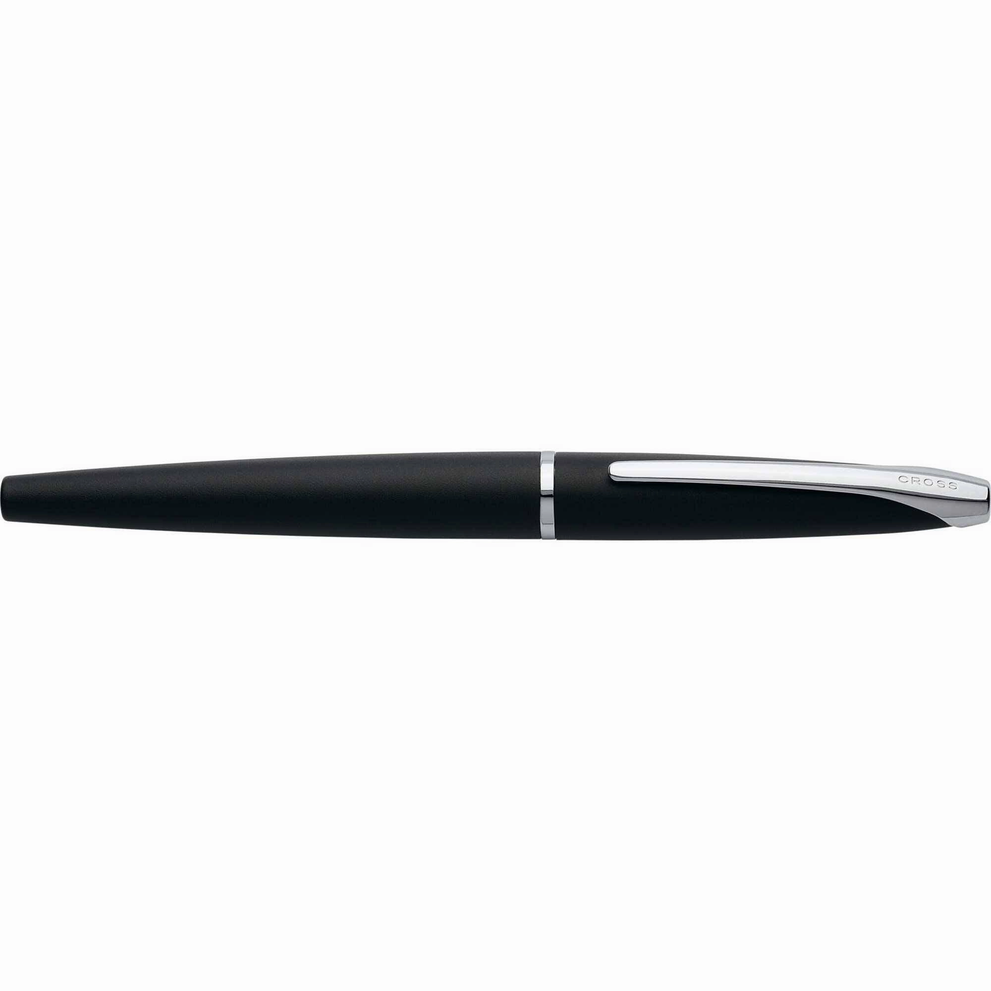 Cross Rollerball Pen - ATX Basalt Black Finish with Polished Chrome Trims | 885-3