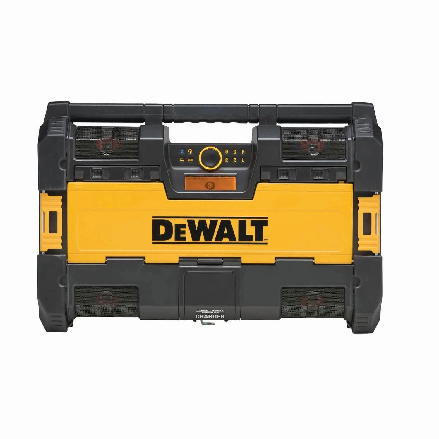 DEWALT DWST08810-Toughsystem Radio and Battery Charger, Bluetooth Music Player