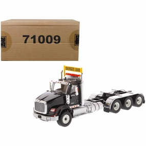 Diecast Masters 1/50 Scale Model Tractor - International HX620 Day Cab Tridem Black
