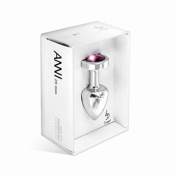 Diogol - Anni Butt Plug Round Aluminum Plated