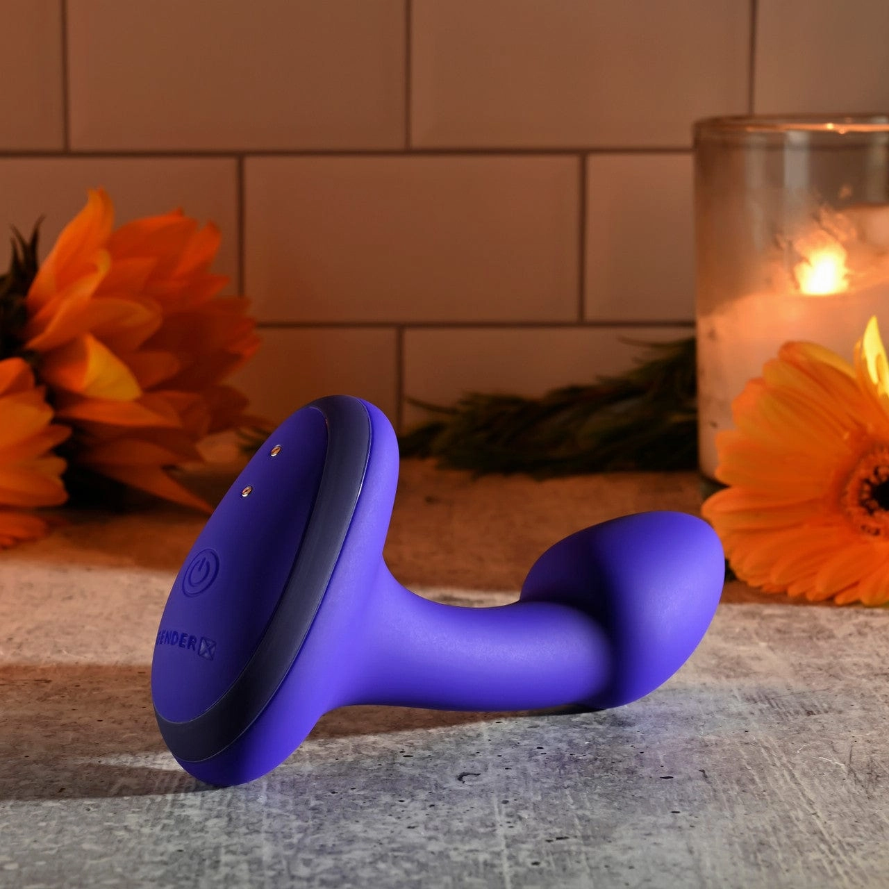 Evolved - Gender X Anybody's Plug Vibrating Anal Plug (Purple)