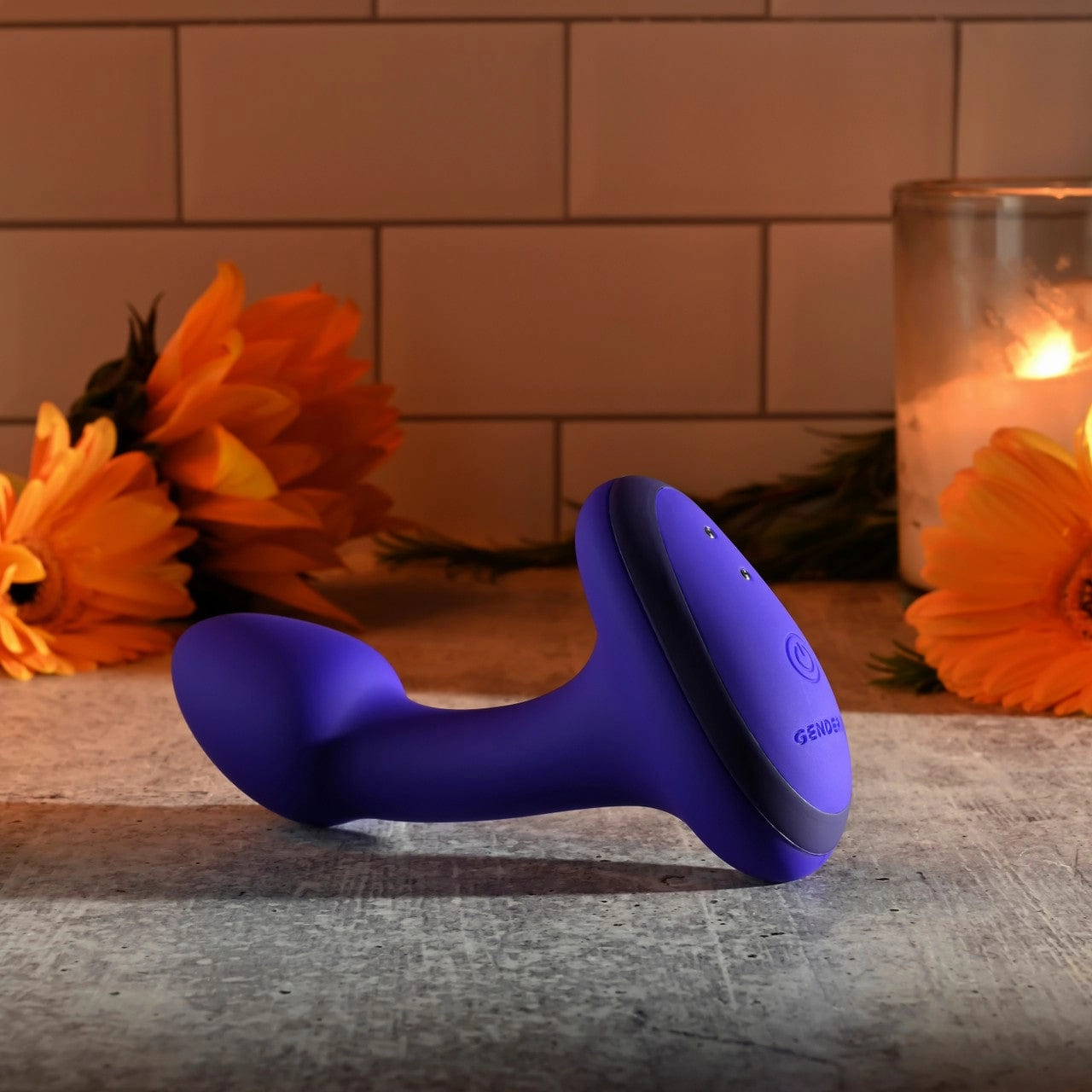 Evolved - Gender X Anybody's Plug Vibrating Anal Plug (Purple)