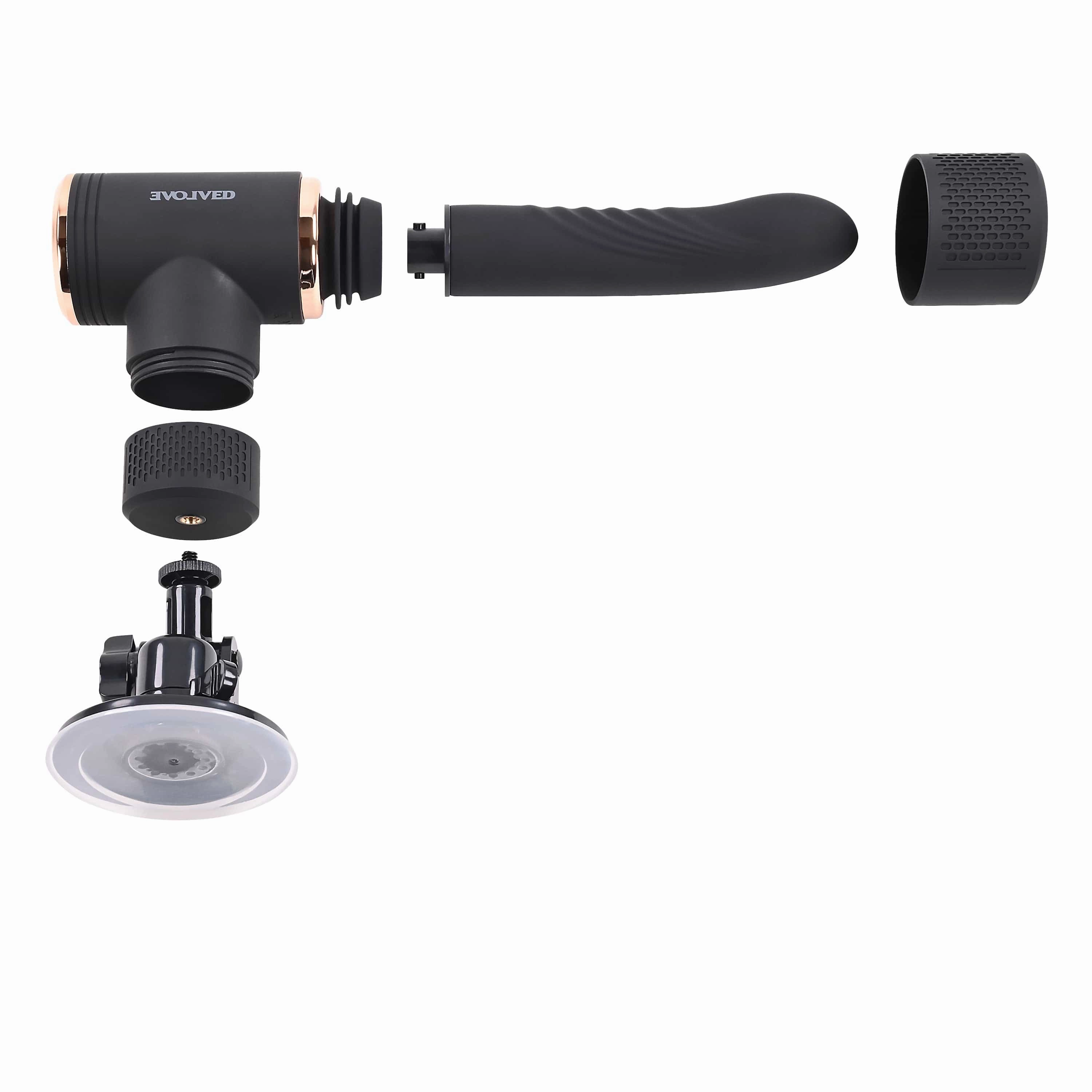 Evolved - Too Hot to Handle Mountable Thrusting Sex Machine (Black)