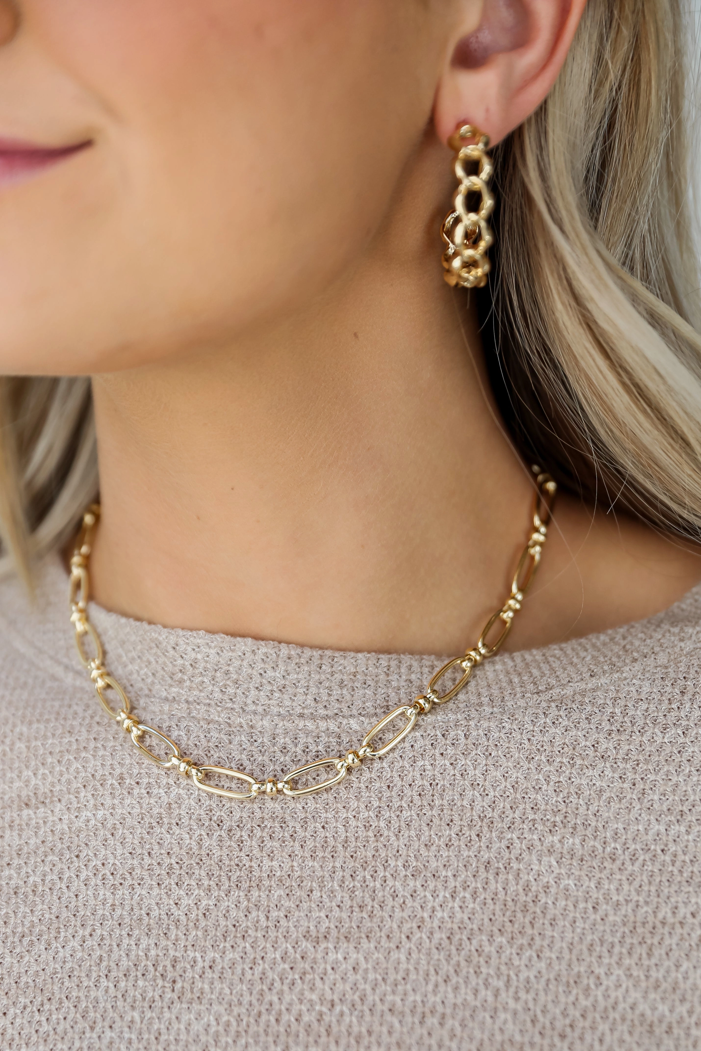 FINAL SALE - Bethany Gold Chain Necklace