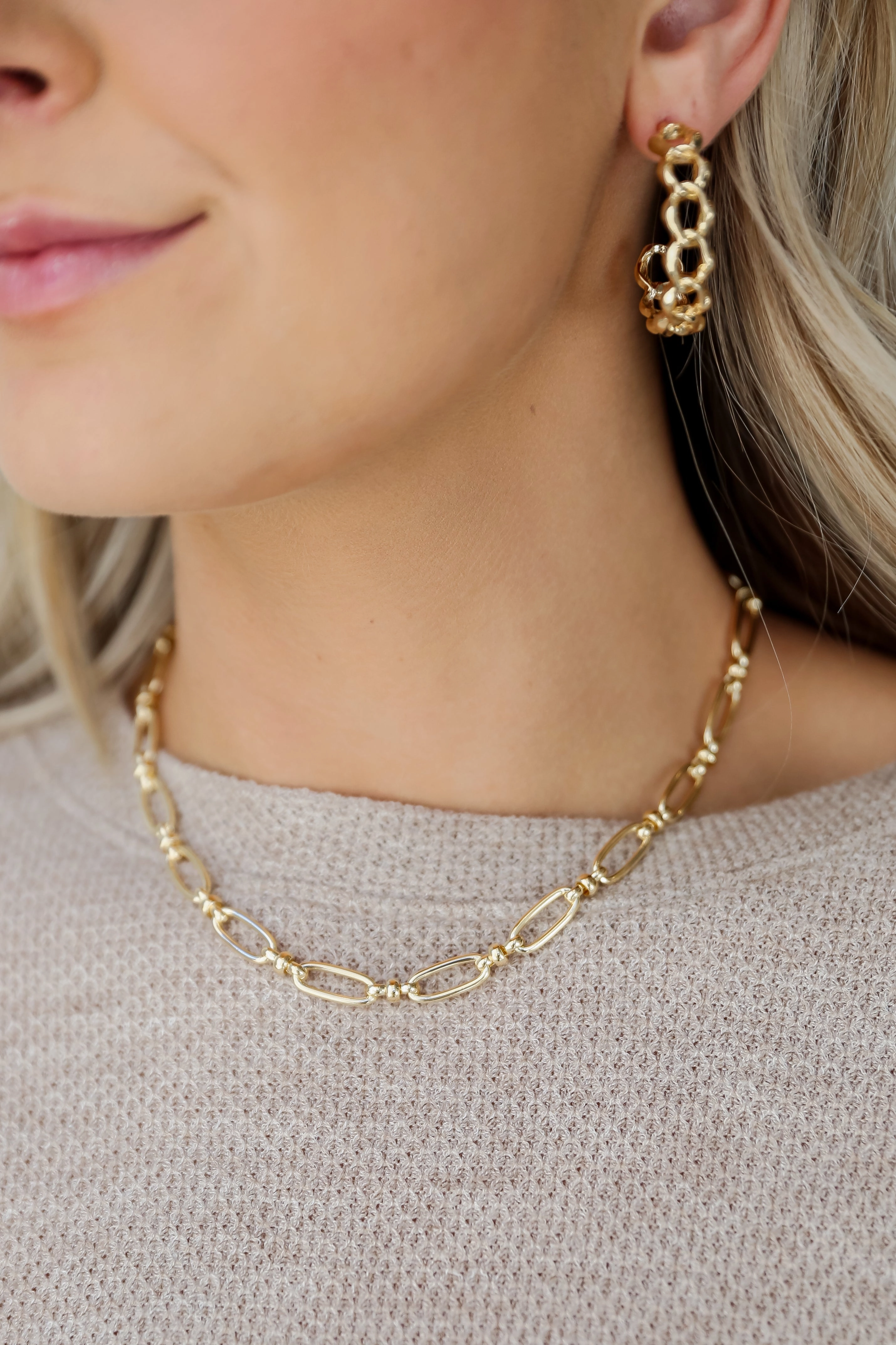 FINAL SALE - Bethany Gold Chain Necklace