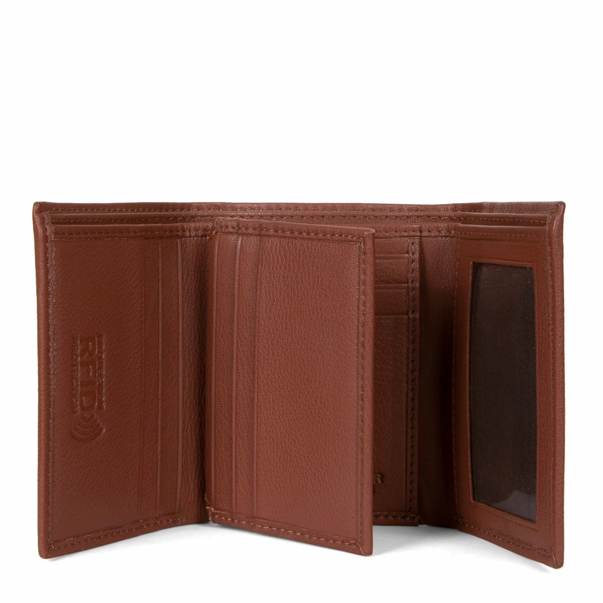 FINAL SALE Leather Trifold RFID Wallet