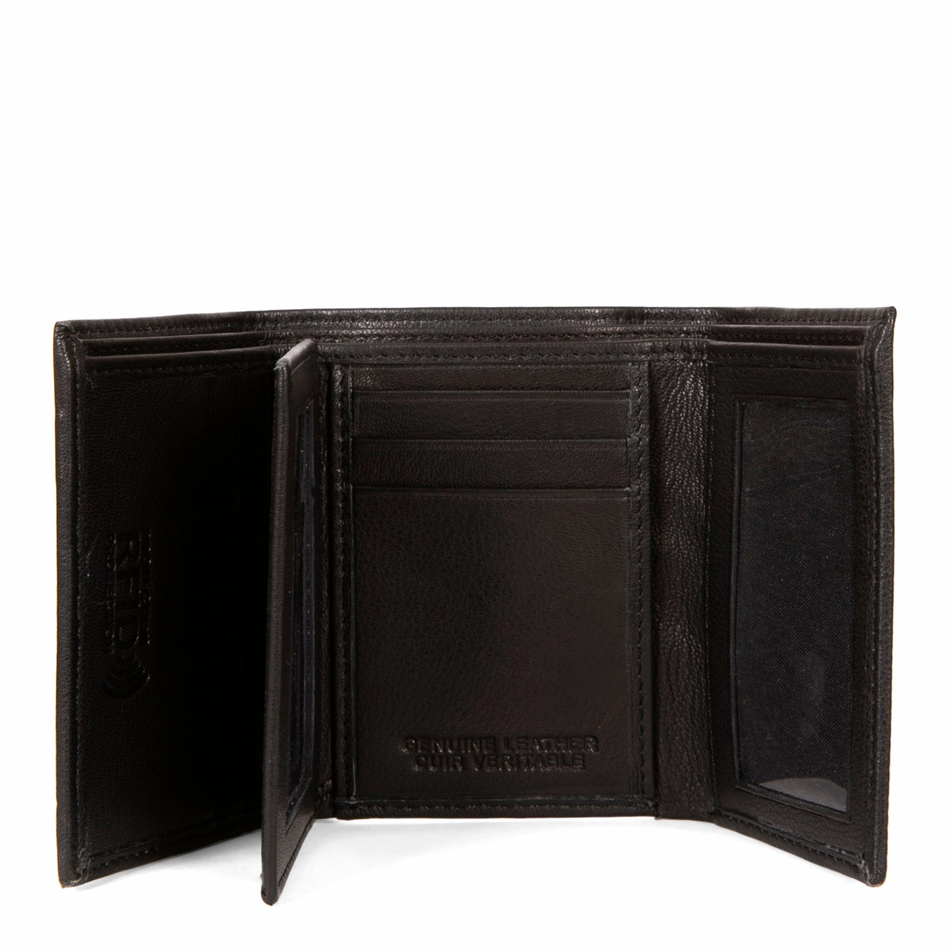 FINAL SALE Leather Trifold RFID Wallet