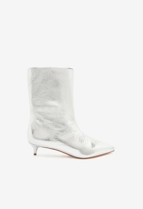 Gail Smashed Metallic Bootie