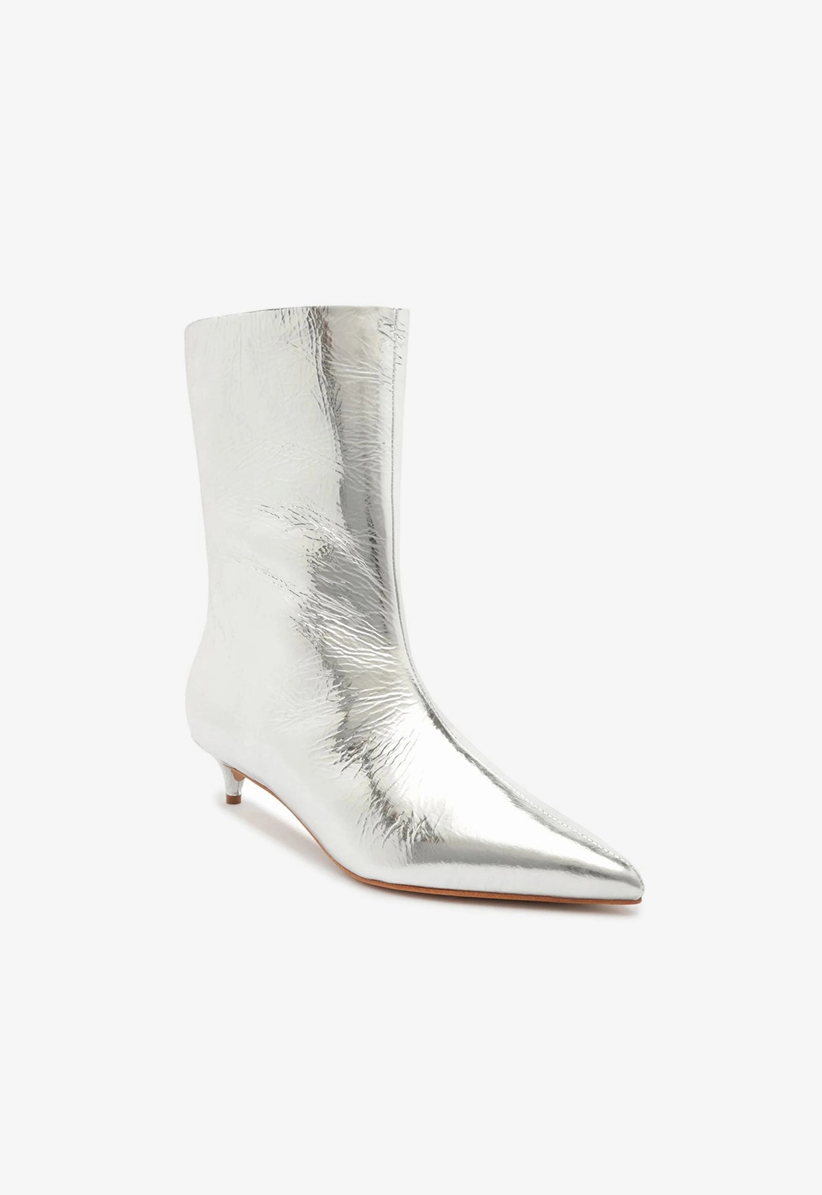 Gail Smashed Metallic Bootie