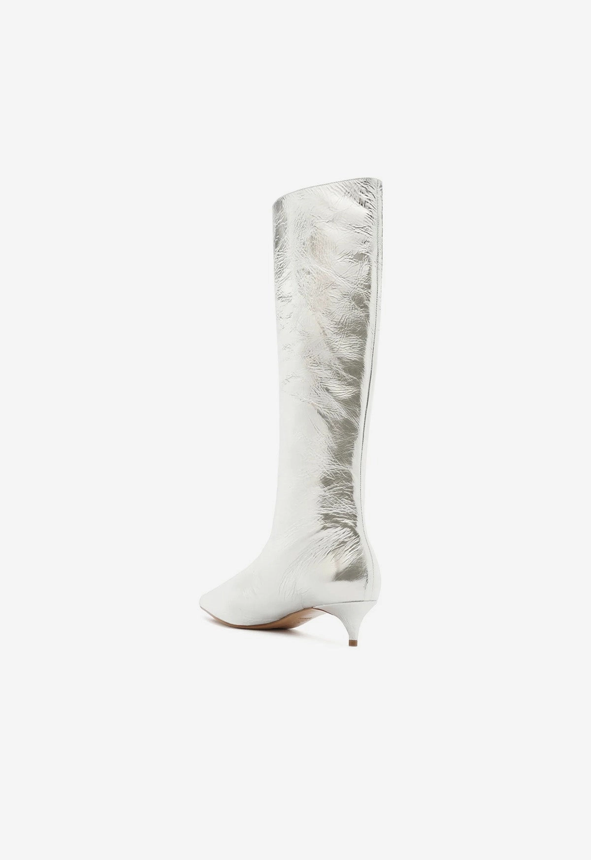 Gail Up Smashed Metallic Leather Boot